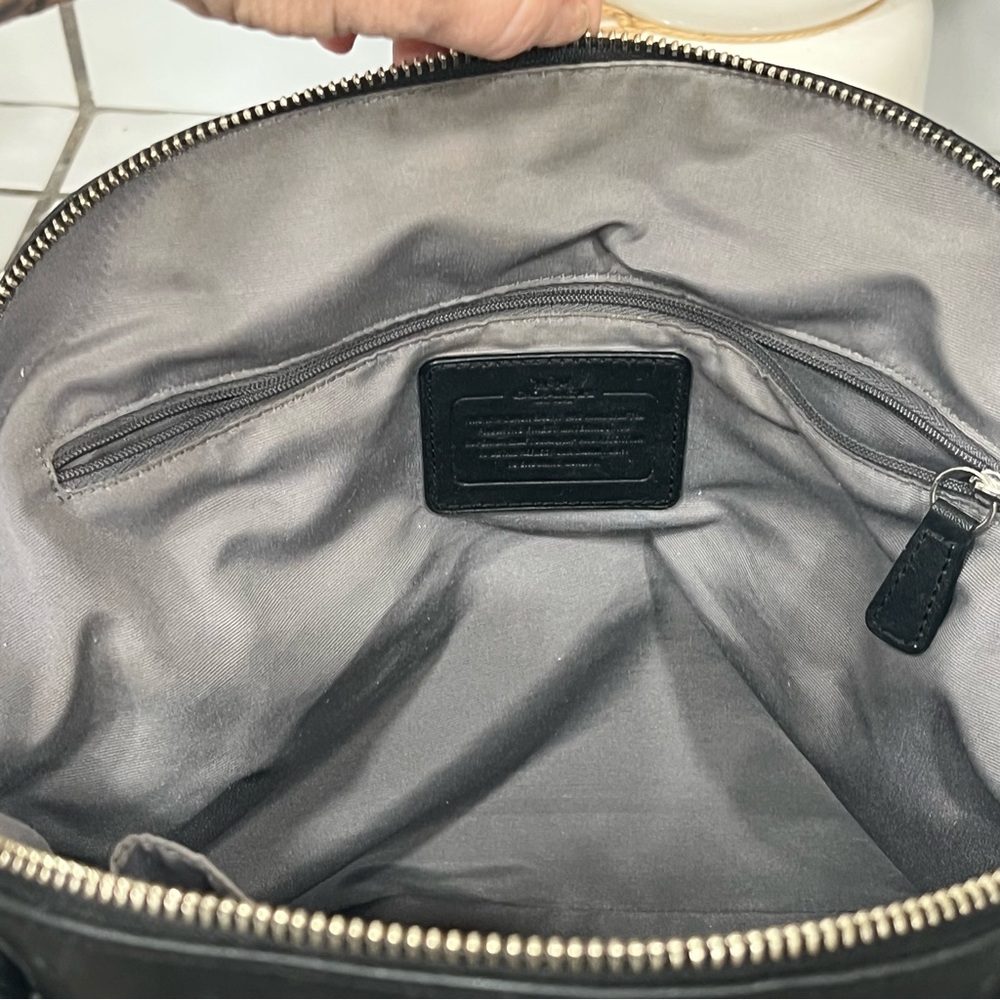 Coach PEYTON H1481 F31408 LEATHER LARGE DOMED SATCHEL-Vintage - Picture 10 of 16